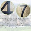 Ywonoby 8 Inch House Numbers for Outdoor Use - Waterproof