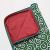 Keisui Dot Arabesque Goshuin Book L-Shaped Pouch, Green