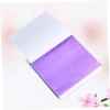 VILLFUL 50pcs Shiny Foil Craft Sheets Gold Foil Leaf Sheets