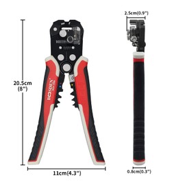 BOOSDEN Wire Stripper Self-adjusting Cable Stripper Wire Stripper Wire Cutting Crimping Electrician Tools 10-24 AWG