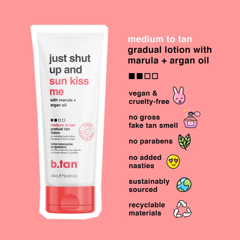 b.tan Gradual Self-Tanning Lotion | Just Shut Up and Sunkiss