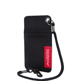 Manhattan Portage City Tech Id Case ( Black, One Size, Water Resistant, ID Compartment, Clear, Credit Cards, MetroCard, Business Cards, Loop, 210D, Traveler )