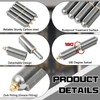 Zonon 5 Pack 4 Inch BBQ Smoker Bullet Weld on
