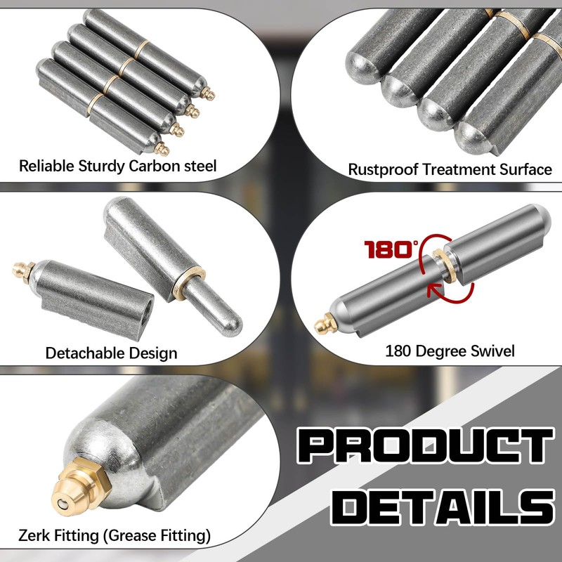Zonon 5 Pack 4 Inch BBQ Smoker Bullet Weld on