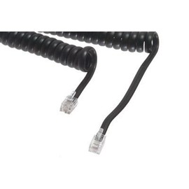 10FT Cisco Phone Cord, Handset Curly Cable, Dark Gray, (2 Pack) 7800/7900 / 8800 Series 7940 7945 7960 7965 8841