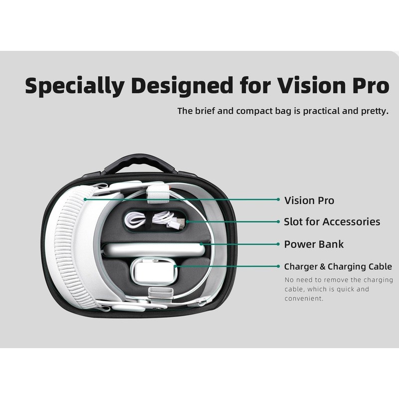 CamGo Hifylux Carry Case for Vision Pro Headset