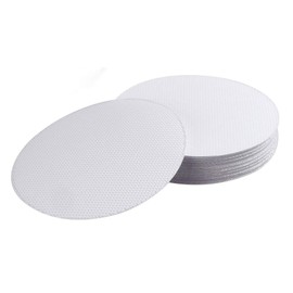 mollytek Set of 20 Tub Bath Non-Slip Seal Safe, Non Slip Tape Clear Tub Tape Anti-Tip Senior For Bathtub with Suction Cup Clear White