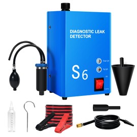 DLNLIY Smoke Machine Automotive Leak Detector - EVAP Vacuum Smoke Diagnostic Tester Built-in Air Pump, Pipeline Fuel Leakage Detector for Pipe System Compatible with All DC 12V Vehicles