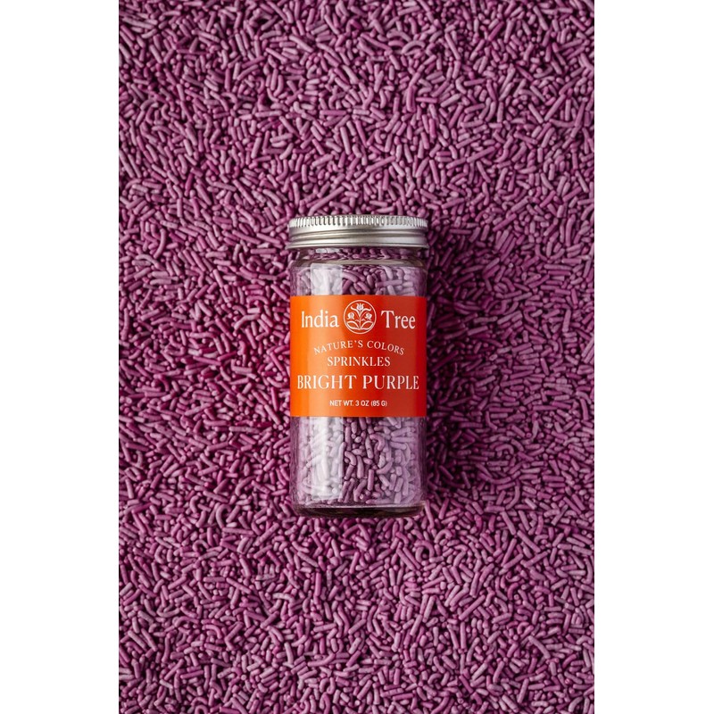 India Tree Nature's Colors Bright Purple Sprinkles