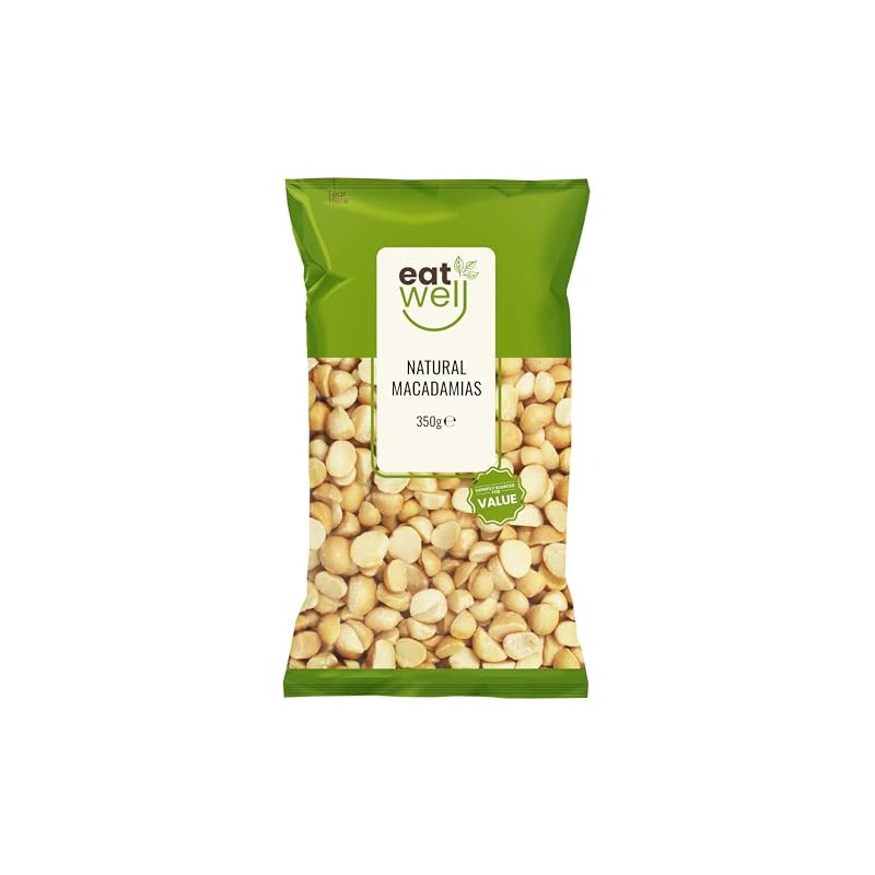 J.C.'s Quality Foods Eat Well Macadamia Natural 350G
