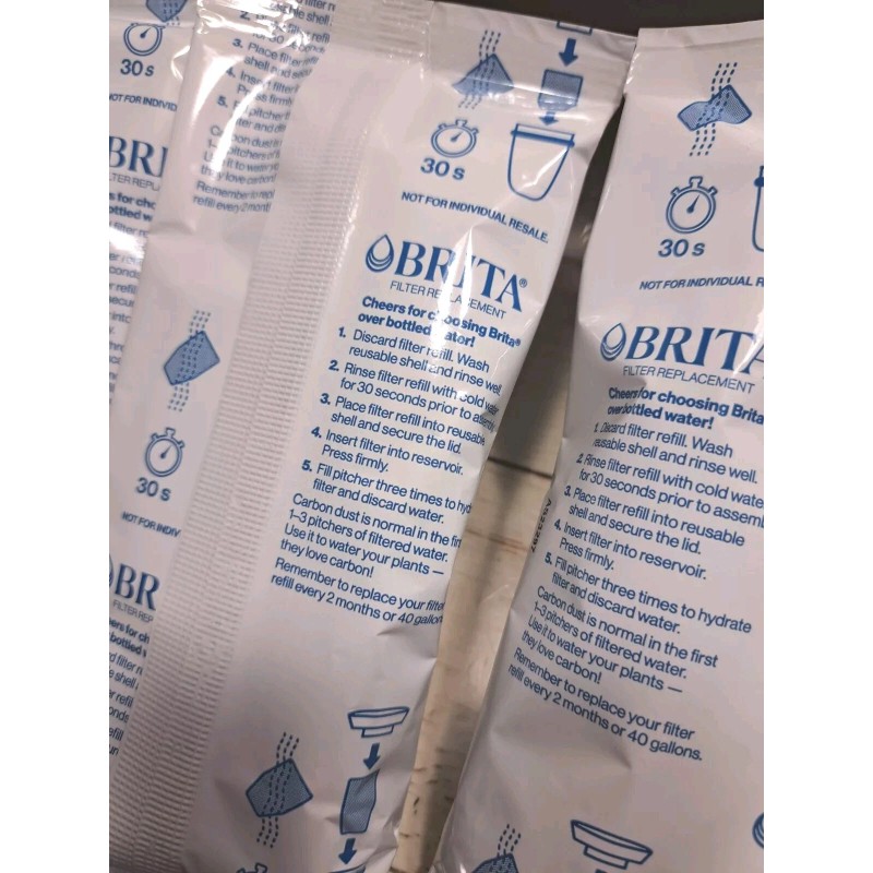 For Brita Brita Refillable Filter Packs for Pitchers and Dispensers