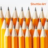 Shuttle Art 360 Pack #2 HB Golf Pencils, Wood-cased 3.5”