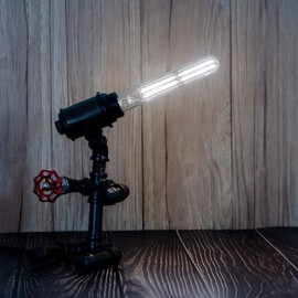 Adshen-US Dimmable 6W Edison Tubular Led Light Bulbs T10/T30,E26 Medium Base 4000K Daylight White Filament Lamp 60 Watt Incandescent Bulb Equivalent,7.3 Inch,Pack of 4