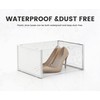 Pinkpum XXL Larger Shoe Storage Boxes Fit Size 14, Clear