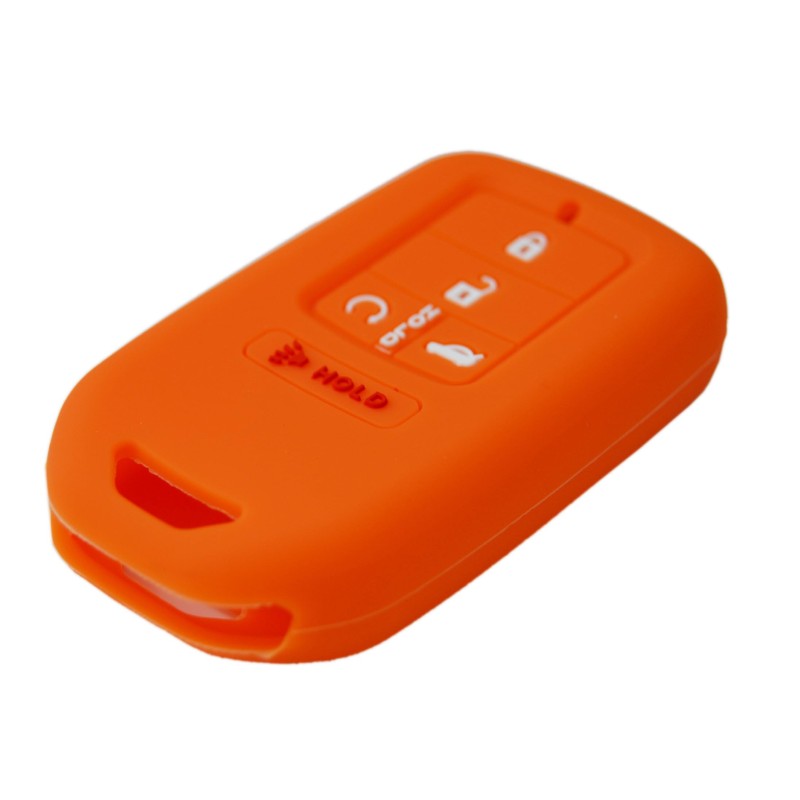 Orange Silicone Remote Key Fob Cover Case Protector for Honda