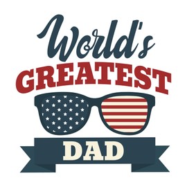 World's Greatest Dad Pilsner Tumbler with Lid, USA Gift for Father, White 20 oz Polar Camel, Stainless Steel, Vacuum Insulated