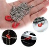 Moofey 1/10 Scale RC Accessories, RC Car Tow Hook Trailer