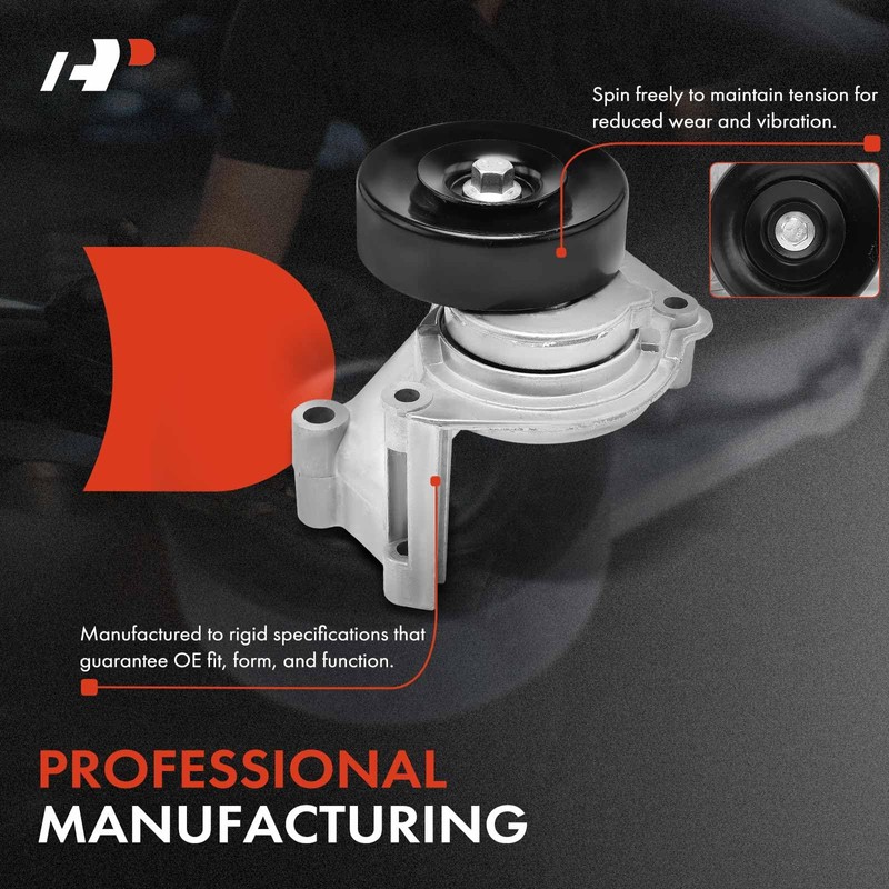 A-Premium Belt Tensioner Assembly with Pulley Compatible with Lexus LS400