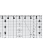 Liquidraw Quilting Template, Rectangle Ruler 6.5" x 13"