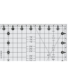 Liquidraw Quilting Template, Rectangle Ruler 6.5" x 13"