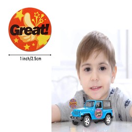 1500PCS Reward Stickers for Kids Teachers Motivational Stickers for Students Children School Incentive Good Job Well Done Stickers 1 Inch 3 Rolls 24 Styles Round Encouraging Students Classroom Sticker