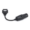 OBD2 30Pin‑16Pin Diagnostic Cable Adapter 250mm/9.8in Length Replacement for IVECO