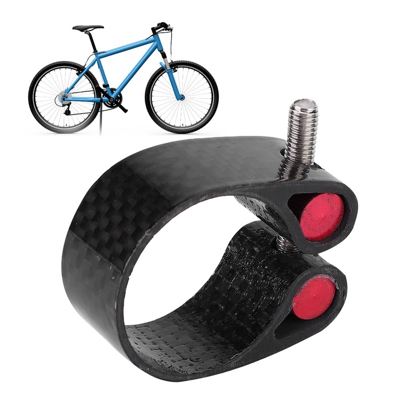 31.8mm Carbon Fiber Mountain Bike Bicycle Seat Post Clamp Quick