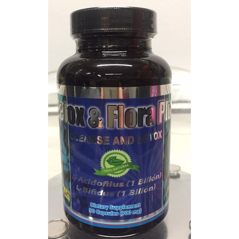 GMJ Detox & Flora Plus 90 Capsulas Desintoxicador de alta