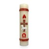 GCK 7"" x 1.5"" Cirio Paschal Candle Easter Lent Holy