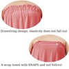Beisto Body Wrap Towel with Snaps Plush Towels Spa Towel