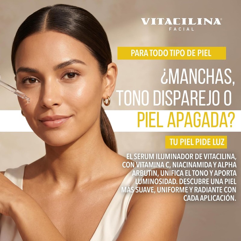 Vitacilina Serum Iluminador │ Vit. C + Niacinamida + Alpha