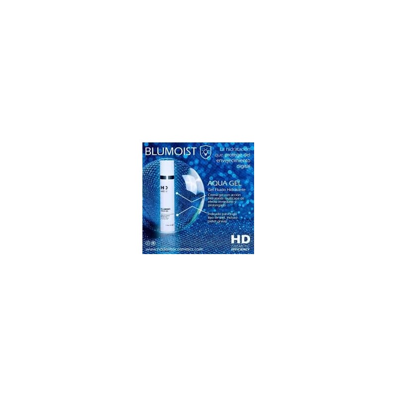 Cosmetic Blumoist Aqua Gel Hidratación Facial Protección Luz Azul