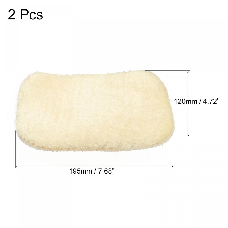 sourcing map Shoe Cleaning Gloves 2 Sets Cleaning Shine Cloth