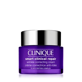 Clinique Smart Clinical Repair Wrinkle Correcting Anti Aging Face Cream With Hyaluronic Acid + Peptides For All Skin Types | Hydrating, 2.5 Fl Oz