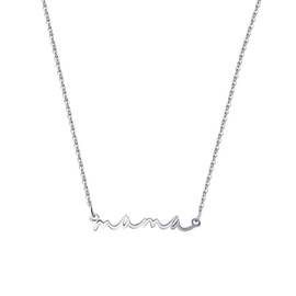 Mama Necklace Mothers Day Necklace Mum Necklaces for Women Letter Necklace Silver Necklaces for Women Name Necklace Pendant Necklace Mum Birthday Gifts