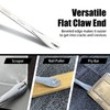 TUMAX Nail Puller Cats Paw Pry Bars (Sliver, 10 inch