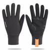 Morethan MT-GVP-010 Winter Gloves (M/Black) Fleece Lined (Windproof/Warm/Smartphone Touch/5℃ Compatible)