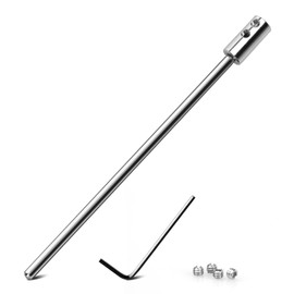 Extension Rod Converter for Bathroom Pop Up Drain Rod, 6.64 Inch Extenders Bathroom Pop-Up Vertical/Horizontal Rods, Extender Rod with an Allen Wrench Screws, Extender Rod for Sink Pop Up Rod Assembly
