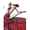 McWilliams Mini Miniature Bagpipe, Bagpipe for Beginners Playable Toy Gift