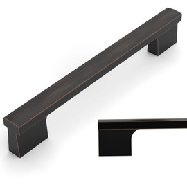 Amerdeco 10 Pack Oil Rubbed Bronze Cabinet Pulls 5 Inch(128MM) Hole Centers Kitchen Cabinet Handles Hardware Kitchen Handles for Cabinets Cupboard Handles Drawer Pulls…
