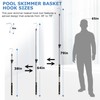 Greeily Pool Retrieval Hook for Robotic Pool Cleaner, 37" to