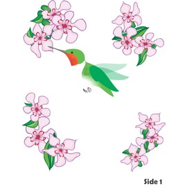 Hummingbird Wood Wind Spinner - Made in USA
