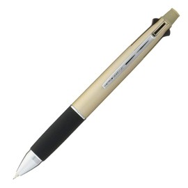 Mitsubishi Pencil Multi-Function Pen, Jetstream 4 & 1, 0.38, Champagne Gold, Easy to Write MSXE510003825