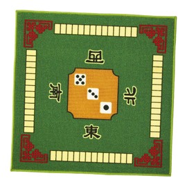F Fityle Dominos Resistant Mat Gaming Tabletop Cover Table Cover Mahjong Slip Resistant Mat Game Slip Resistant Mat, Green