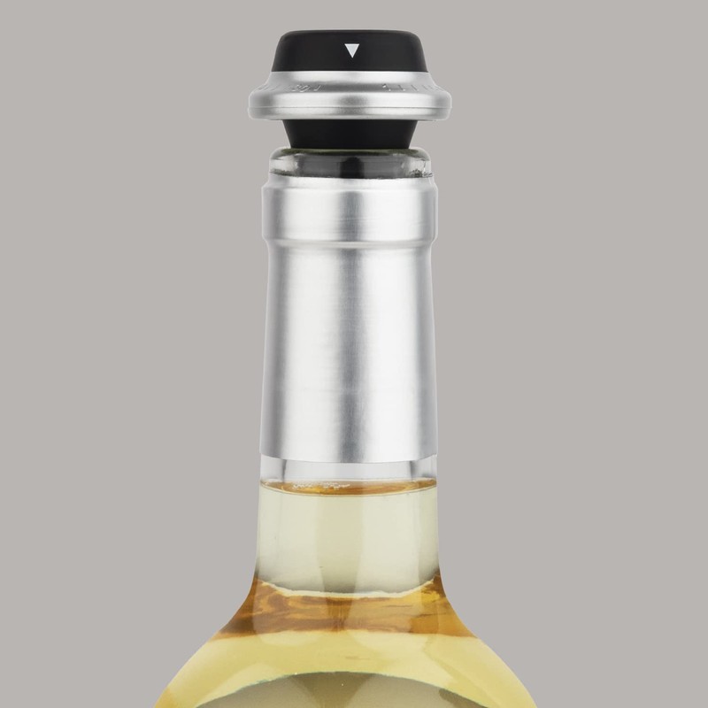 LES PETITS CHAMPS WOM440 Manual Vacuum Pump, Wine Storage Up
