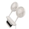 White Desktop Screen Fan with Adjusting Clip 3 Gear 360°