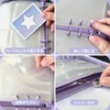 Sealing Notebook, Large, A5, 6 Holes, 20 Refills, 2 Polypropylene