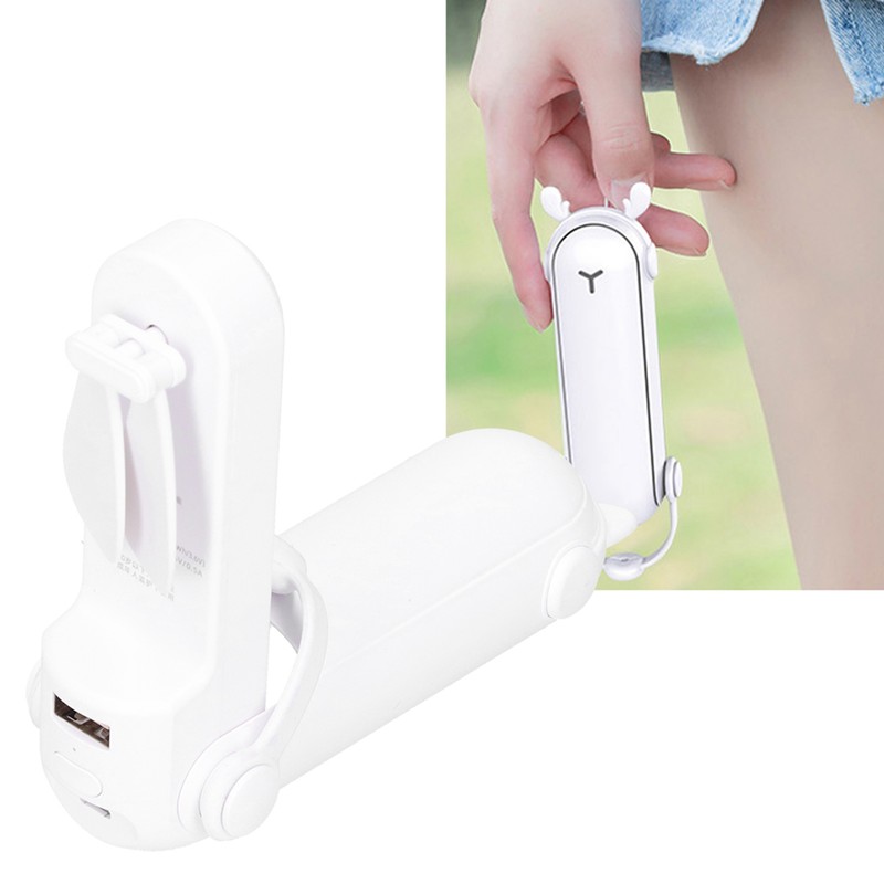 3 in 1 Electric Fan Mini Folding Rechargeable Fan with