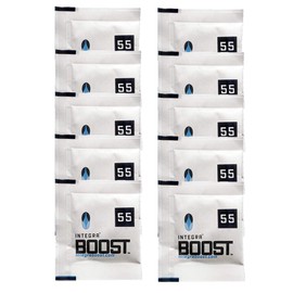 INTEGRA BOOST - Tecnologia brevettata che rilascia o assorbe l'umidità - Bustine da 8 GR - R.H. 55% - Confezione da 10 bustine