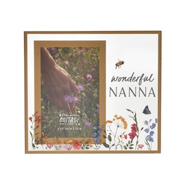 Floral Glass Photo Frame 4' x 6' - Nanna